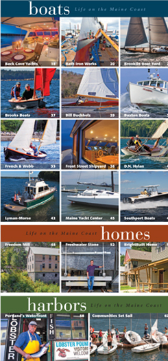 Maine Boats, Homes and Harbors Issue 128