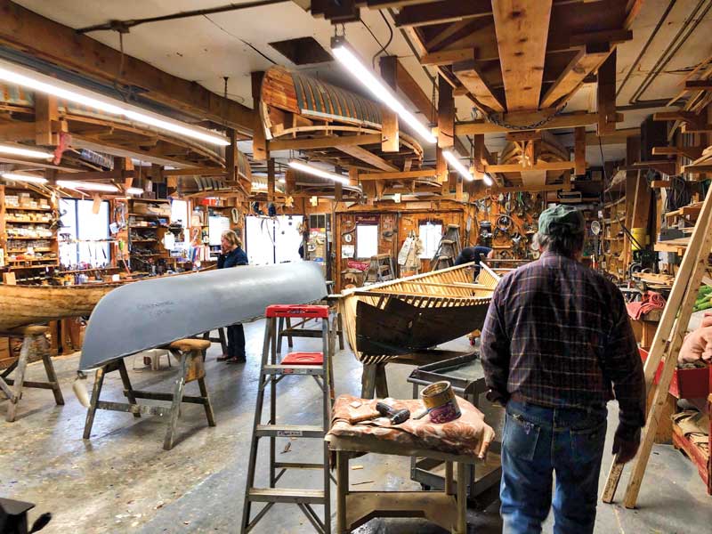 Two Traditional Canoe Builders | Maine Boats Homes & Harbors