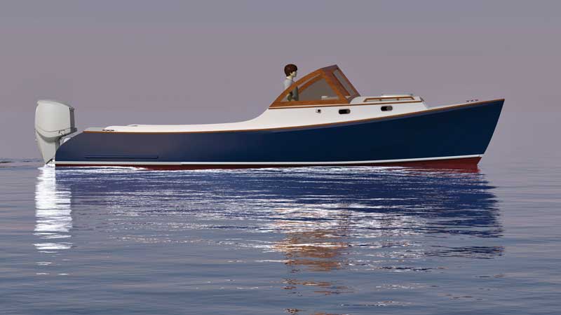 The New Harbor 28  Maine Boats Homes & Harbors