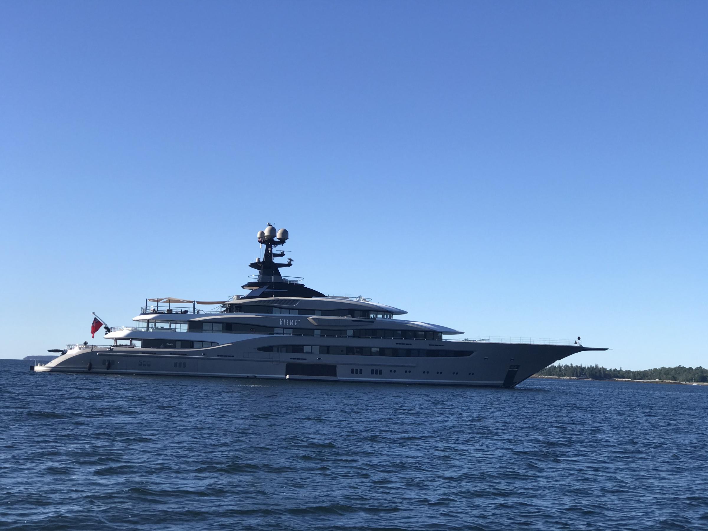 big yacht in portland maine