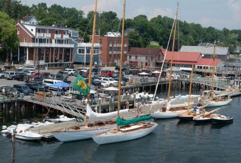 Silent Maid, a 2009 catboat, takes top honors in Castine to Camden race