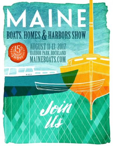 New Poster for MBH&H Boat and Home Show in Rockland