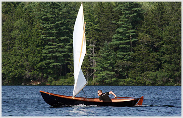 Just Launched: Iain Oughtred Skerrie Skiff | Maine Boats Homes & Harbors