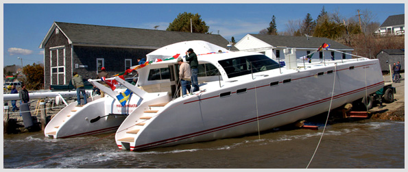 custom catamaran