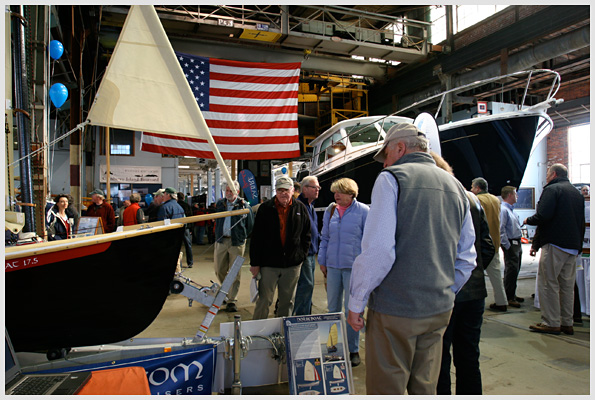Crowd at the Maine Boatbuilder Show