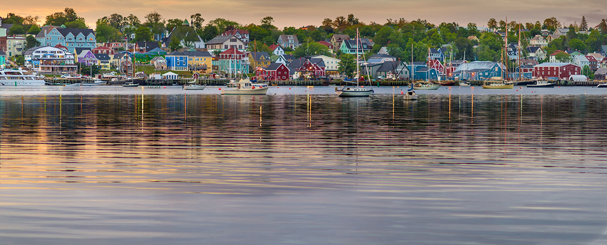 A panoramic view of the harbor. Photo by Peter Zwicker Photography Bacalao Studio.