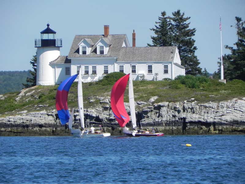 The Buck’s Harbor Ensign Fleet. Photos courtesy club members.