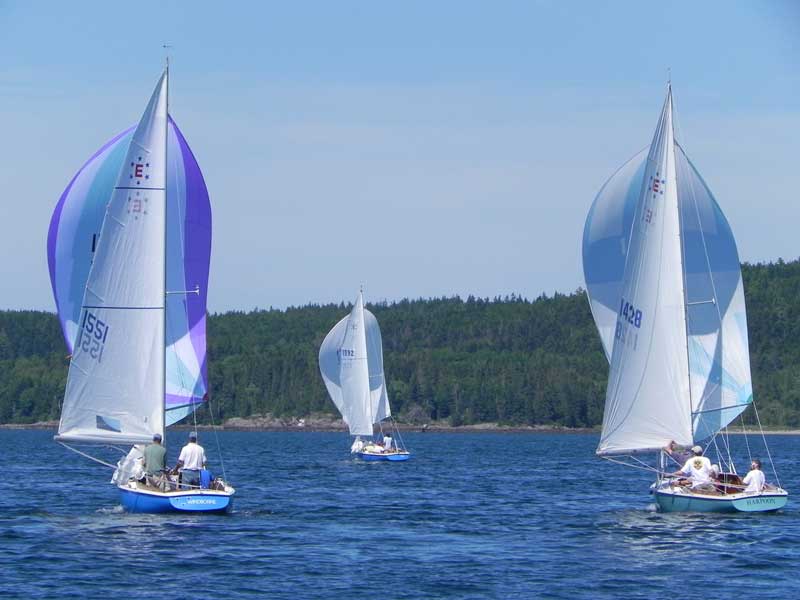 The Buck’s Harbor Ensign Fleet. Photos courtesy club members.