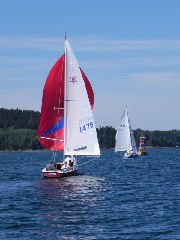 The Buck’s Harbor Ensign Fleet. Photos courtesy club members.