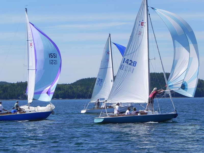 The Buck’s Harbor Ensign Fleet. Photos courtesy club members.