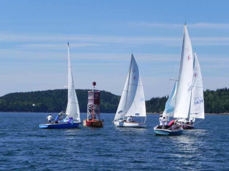 The Buck’s Harbor Ensign Fleet. Photos courtesy club members.