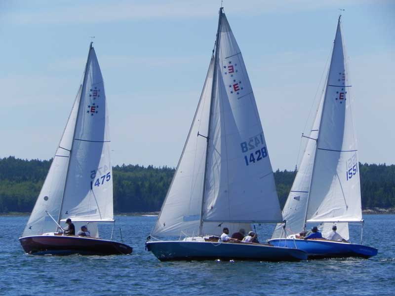The Buck’s Harbor Ensign Fleet. Photos courtesy club members.