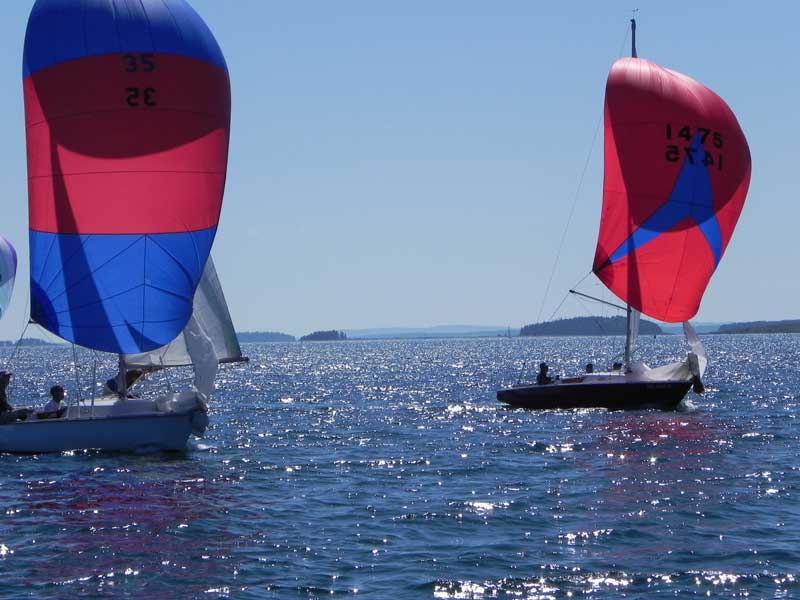 The Buck’s Harbor Ensign Fleet. Photos courtesy club members.