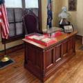 The Governor’s desk and chair are home at last